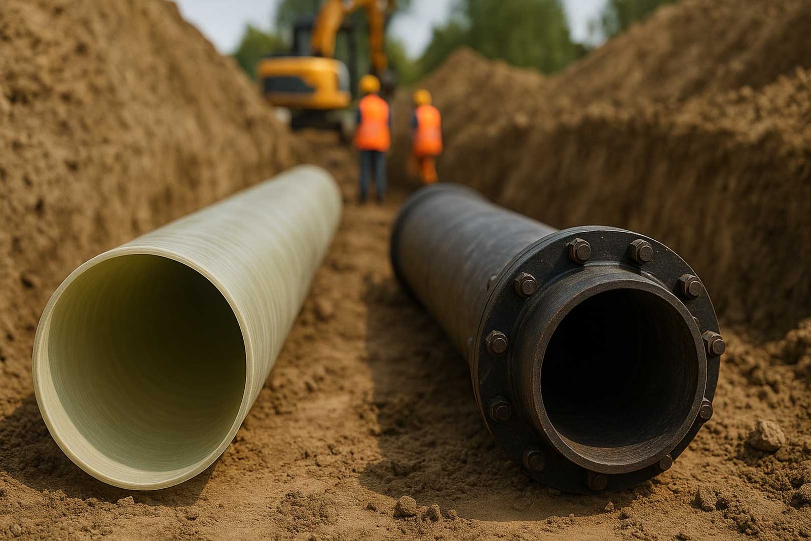 grp vs ductile iron pipe